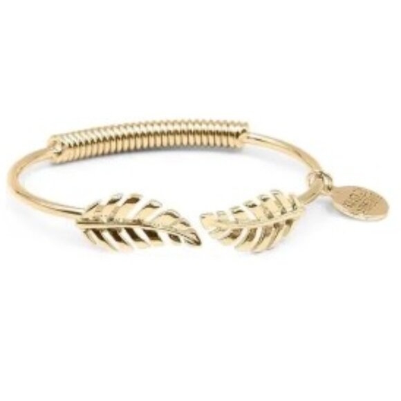 Kinsley Armelle Jewelry - NWOT Laurel Leaf 18KT Gold over Stainless Steel Cuff